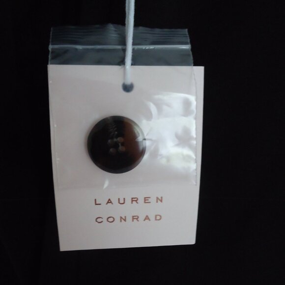 NWT Lauren Conrad Blazer Jacket L Black - Picture 7 of 11